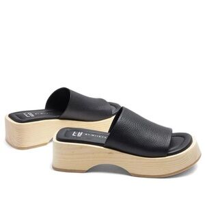 MIISTA Leather Yolanda Platform Sandals